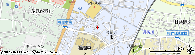 福岡県福津市花見が丘2丁目周辺の地図