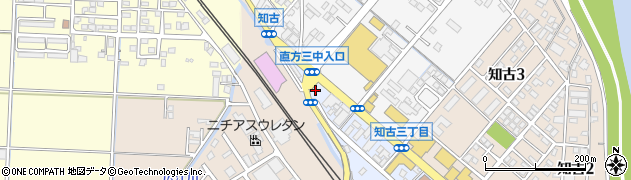 福岡県直方市新知町4周辺の地図