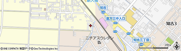 福岡県直方市下新入361周辺の地図