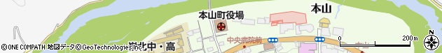 高知県長岡郡本山町周辺の地図