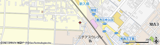 福岡県直方市下新入362周辺の地図