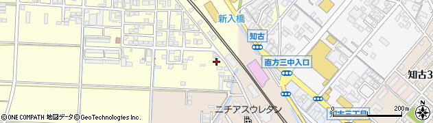 福岡県直方市下新入363周辺の地図
