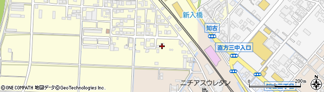 福岡県直方市下新入367周辺の地図
