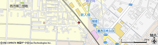 福岡県直方市下新入369周辺の地図