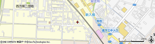 福岡県直方市下新入379周辺の地図