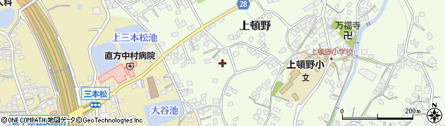 福岡県直方市上頓野2058-4周辺の地図