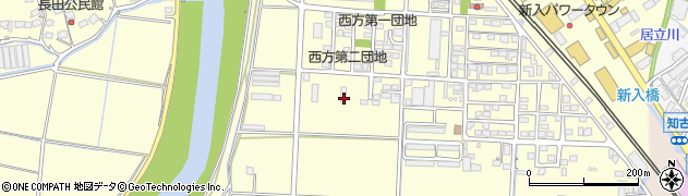 福岡県直方市下新入445周辺の地図