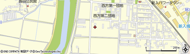 福岡県直方市下新入448周辺の地図