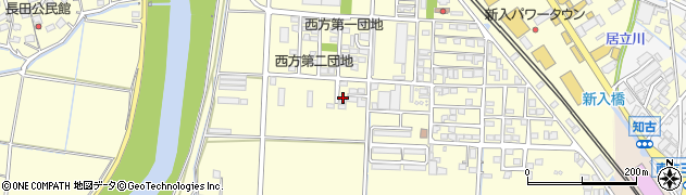 福岡県直方市下新入443周辺の地図