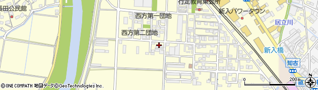 福岡県直方市下新入440周辺の地図