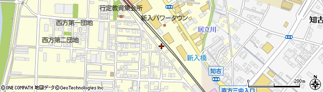 福岡県直方市下新入398周辺の地図