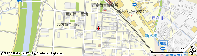 福岡県直方市下新入422周辺の地図
