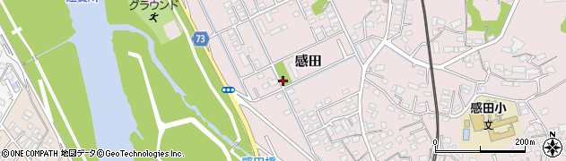 感田室木児童公園周辺の地図