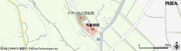 福岡県宮若市上有木384周辺の地図