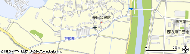 福岡県直方市下新入1379周辺の地図
