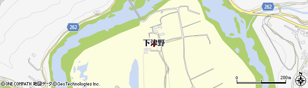 高知県本山町（長岡郡）下津野周辺の地図