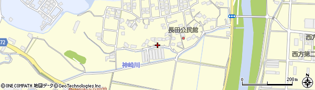 福岡県直方市下新入1382周辺の地図