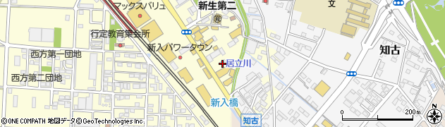 福岡県直方市下新入552周辺の地図