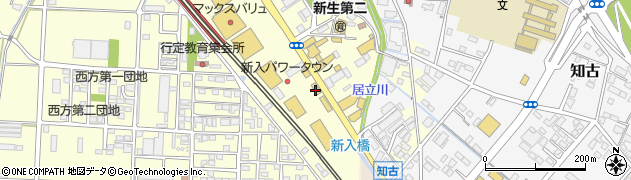 福岡県直方市下新入390周辺の地図
