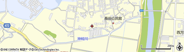 福岡県直方市下新入1384周辺の地図