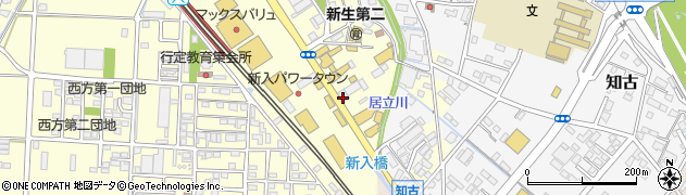 福岡県直方市下新入553周辺の地図