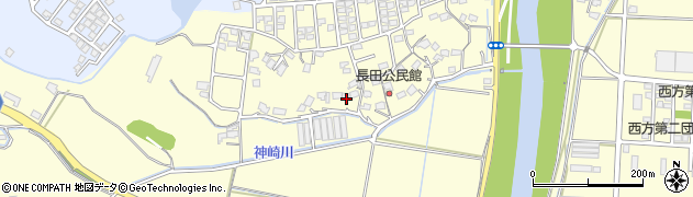 福岡県直方市下新入1381周辺の地図