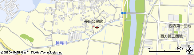 福岡県直方市下新入1368周辺の地図