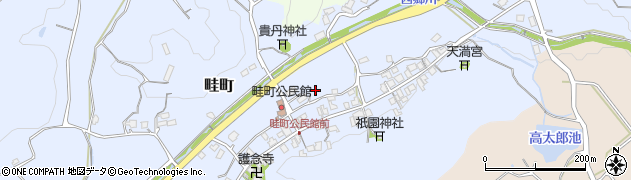 福岡県福津市畦町周辺の地図