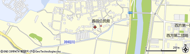 福岡県直方市下新入1378周辺の地図