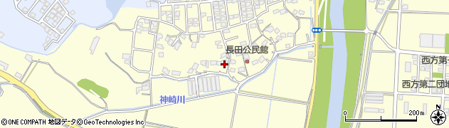 福岡県直方市下新入1380周辺の地図