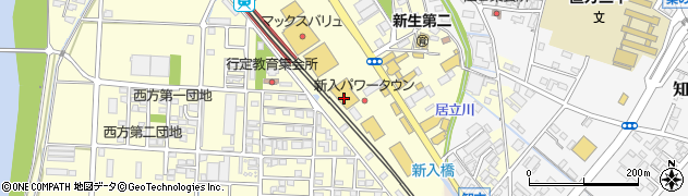 福岡県直方市下新入548周辺の地図