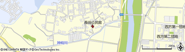 福岡県直方市下新入1373周辺の地図