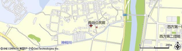 福岡県直方市下新入1377周辺の地図