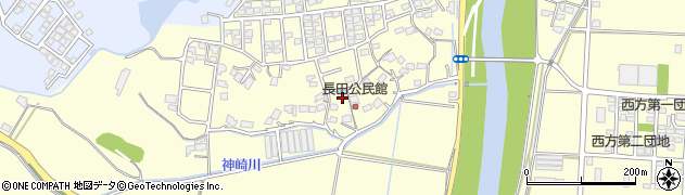 福岡県直方市下新入1376周辺の地図
