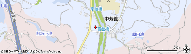 和歌山県田辺市中芳養47周辺の地図