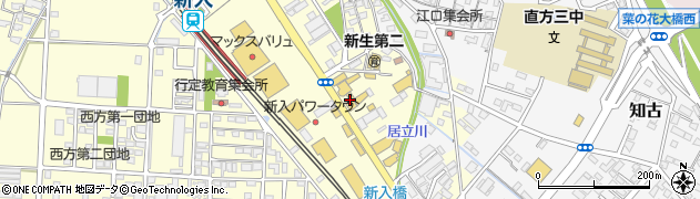 福岡県直方市下新入555周辺の地図