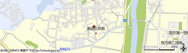 福岡県直方市下新入1353周辺の地図
