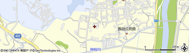 福岡県直方市下新入1394周辺の地図