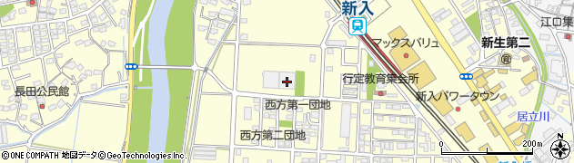 福岡県直方市下新入474周辺の地図