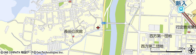 福岡県直方市下新入1283周辺の地図