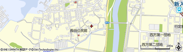 福岡県直方市下新入1360周辺の地図