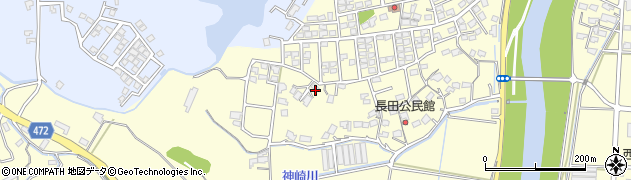 福岡県直方市下新入1411-4周辺の地図