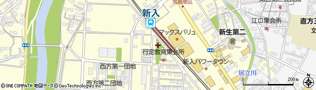 福岡県直方市下新入500周辺の地図