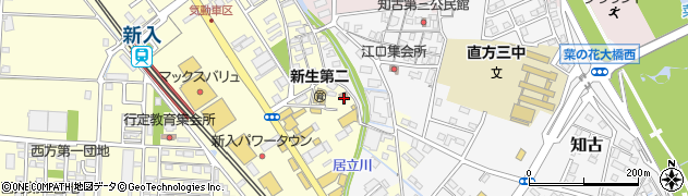 福岡県直方市下新入566周辺の地図