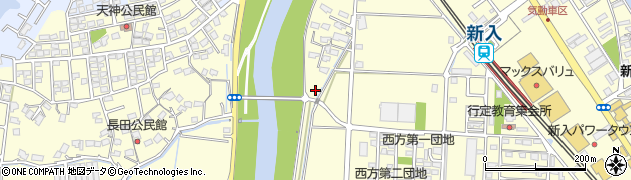 福岡県直方市下新入484周辺の地図