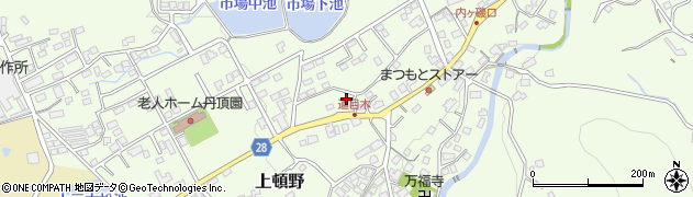 福岡県直方市上頓野2421周辺の地図