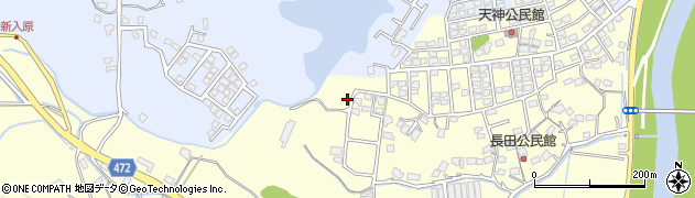 福岡県直方市下新入1440周辺の地図