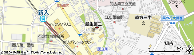 福岡県直方市下新入567-1周辺の地図
