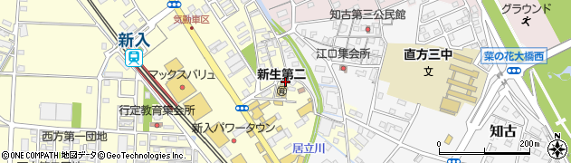 福岡県直方市下新入567-2周辺の地図