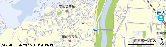 福岡県直方市下新入1291周辺の地図